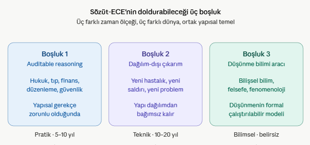 Sözüt-ECE'nin doldurabileceği üç boşluk